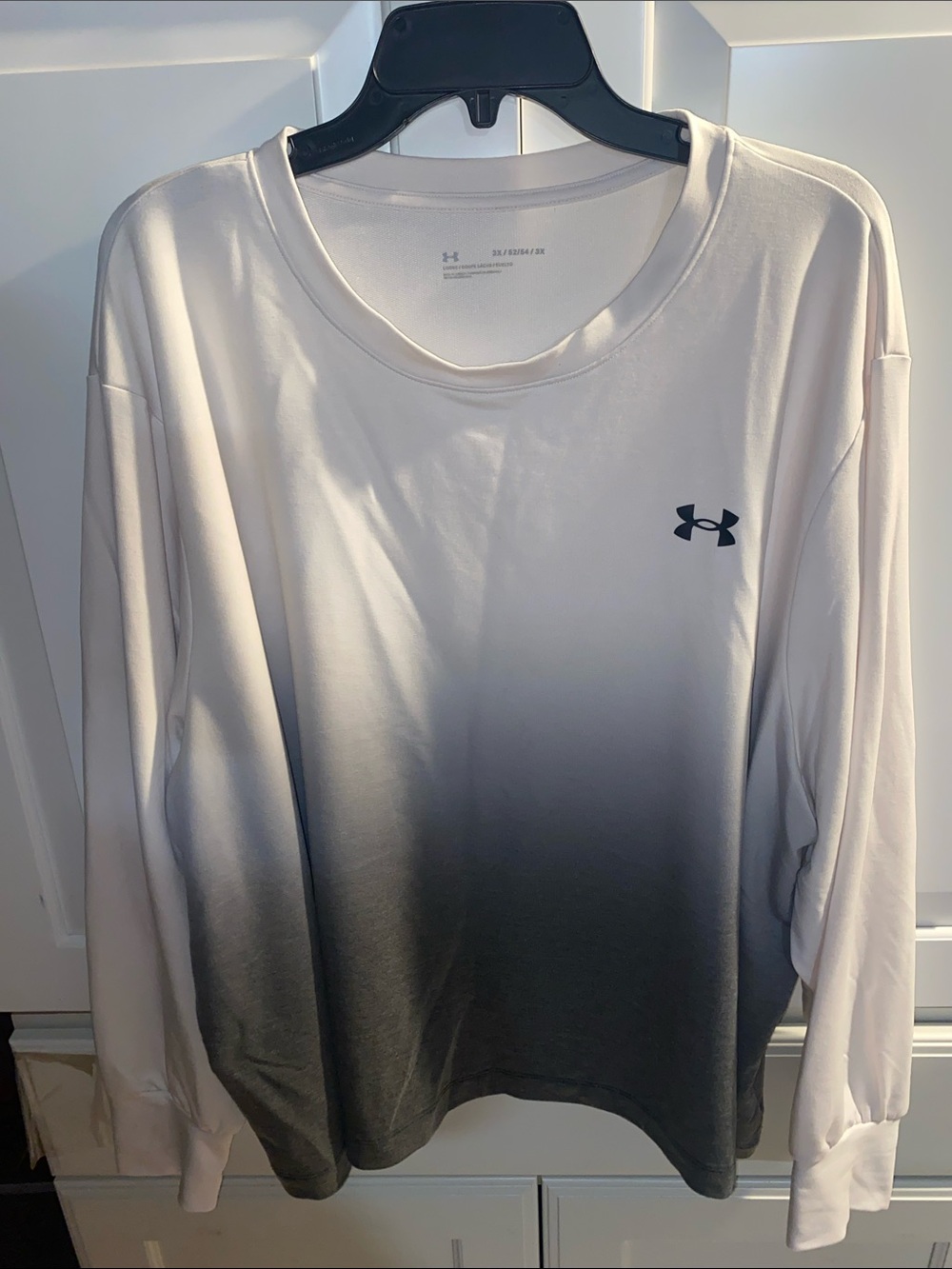 Under Armour Women’s Ombre Sweatshirt - White to Gray